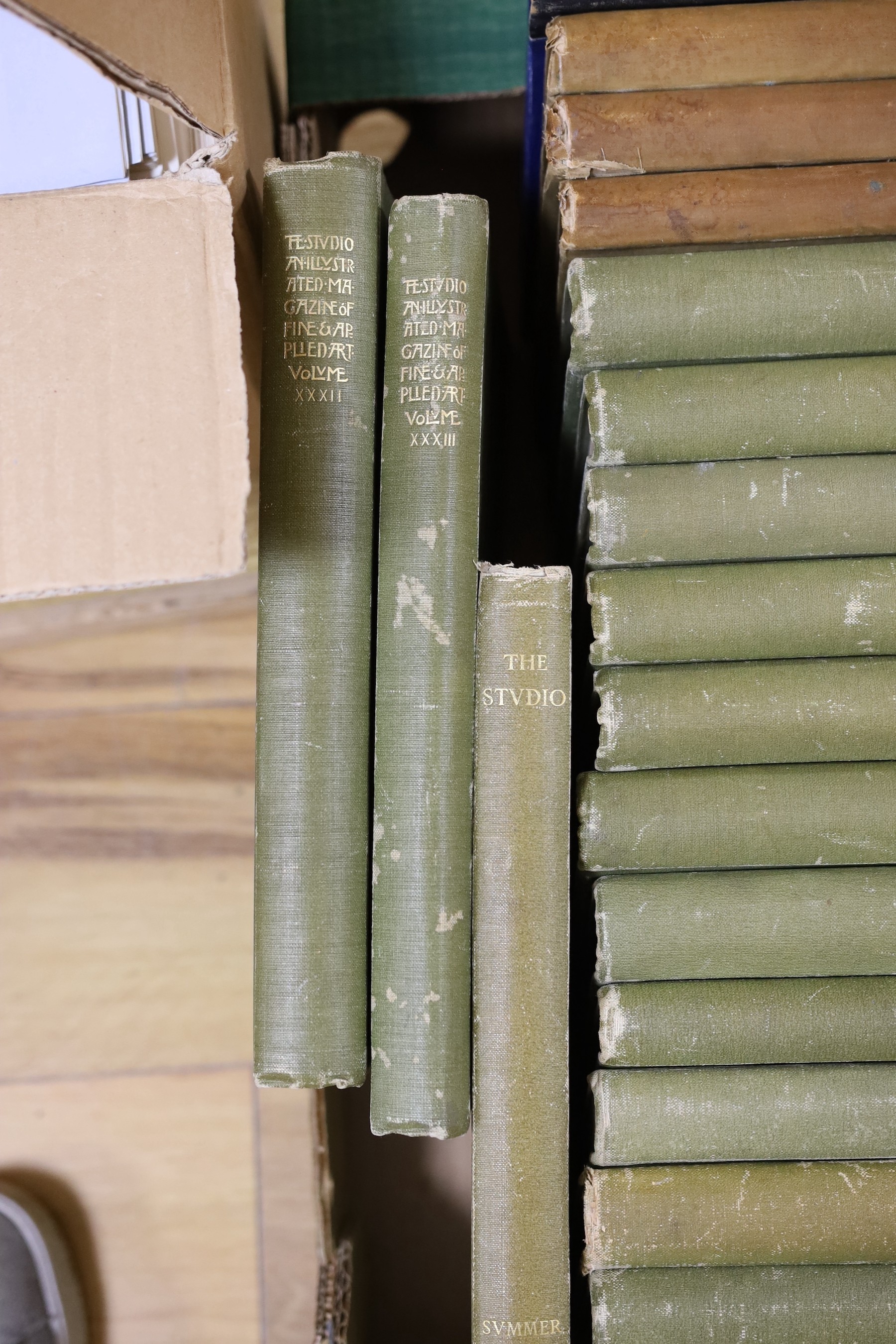 Fifteen Volumes of The Studio from 1902
